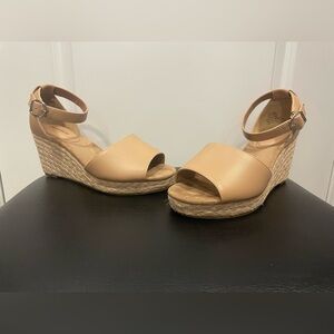 Style & Co. Beige Wedge Sandals